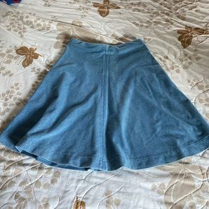 Uniqlo soft denim skirt